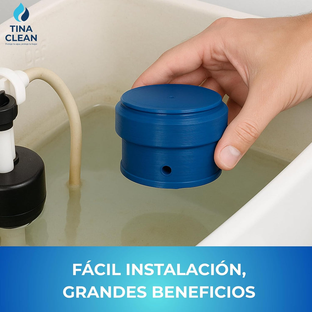 Antisarro para Baño y Desinfectante 2 meses - Eliminador de Sarro - Descalcificador de Agua Antisarro Baño - Ablandador de Agua para Baños - Quita Sarro Baños 2 Meses
