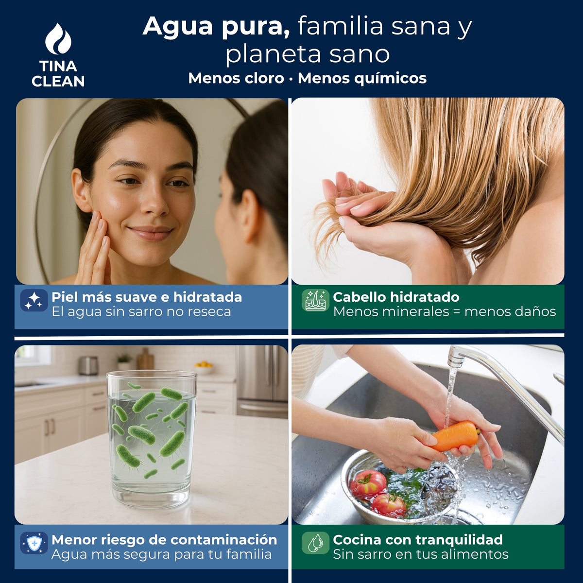 Antisarro Ecológico TINA CLEAN para Cisterna 5000-10000L | 12 meses
