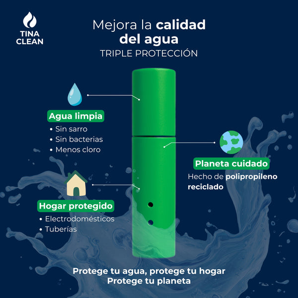 Antisarro Ecológico TINA CLEAN para Tinaco 450-2000L | 12 meses